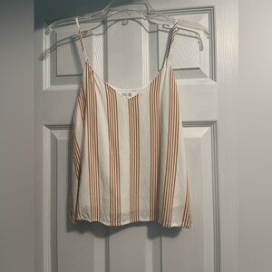 Peach Love Striped Camisole Top, Size S